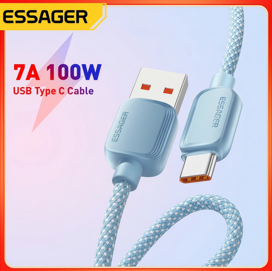 Câble ESSAGER 7A 100W USB A - Type‑C