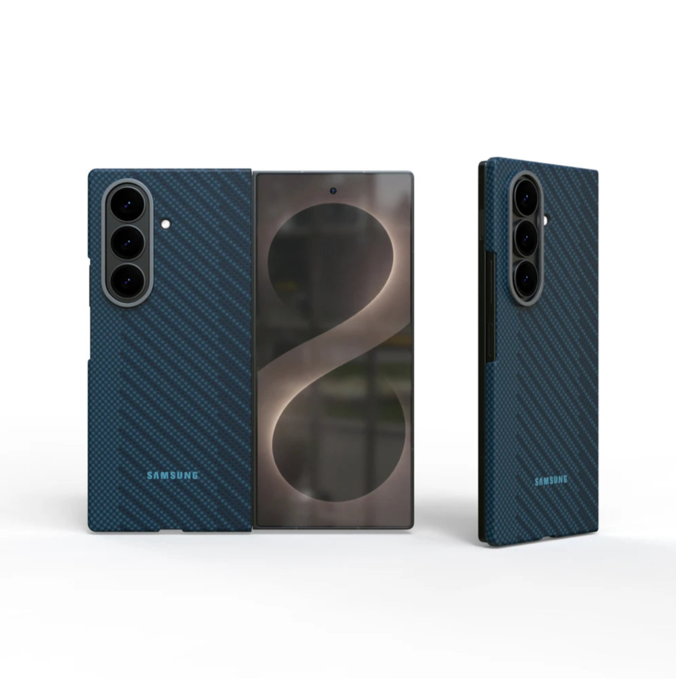 Coque Magnétique Fibre de Carbone pour Samsung Galaxy Z Fold8 / Fold8 Ultra