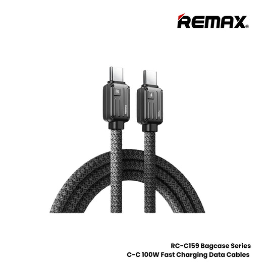 Câble Type‑C vers Type‑C 100W PD Fast Charging Data Cable - Black 1.2M
