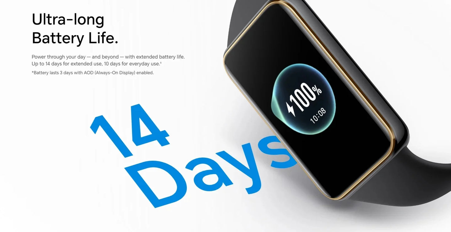 HONOR Band AMOLED 1.57" | Bracelet Connecté Santé & Fitness