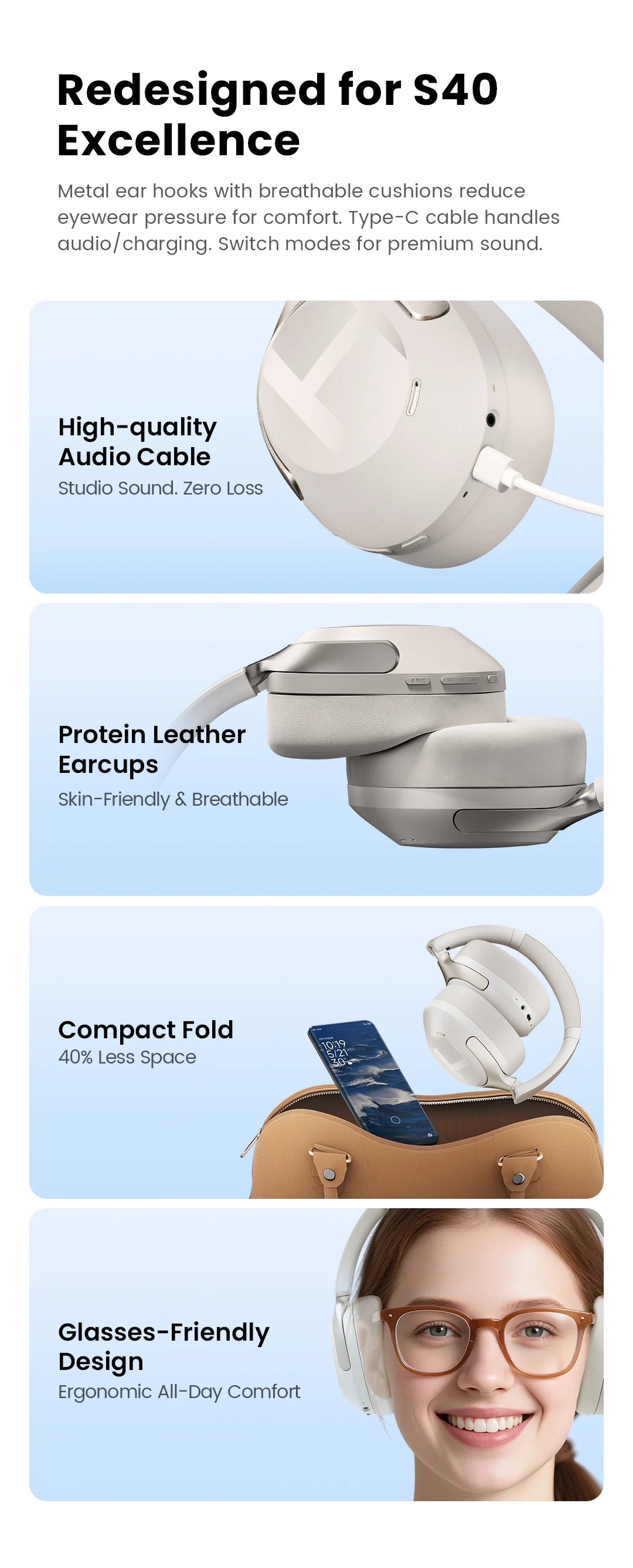 HAYLOU S40 ANC  Bluetooth 6.0 2026