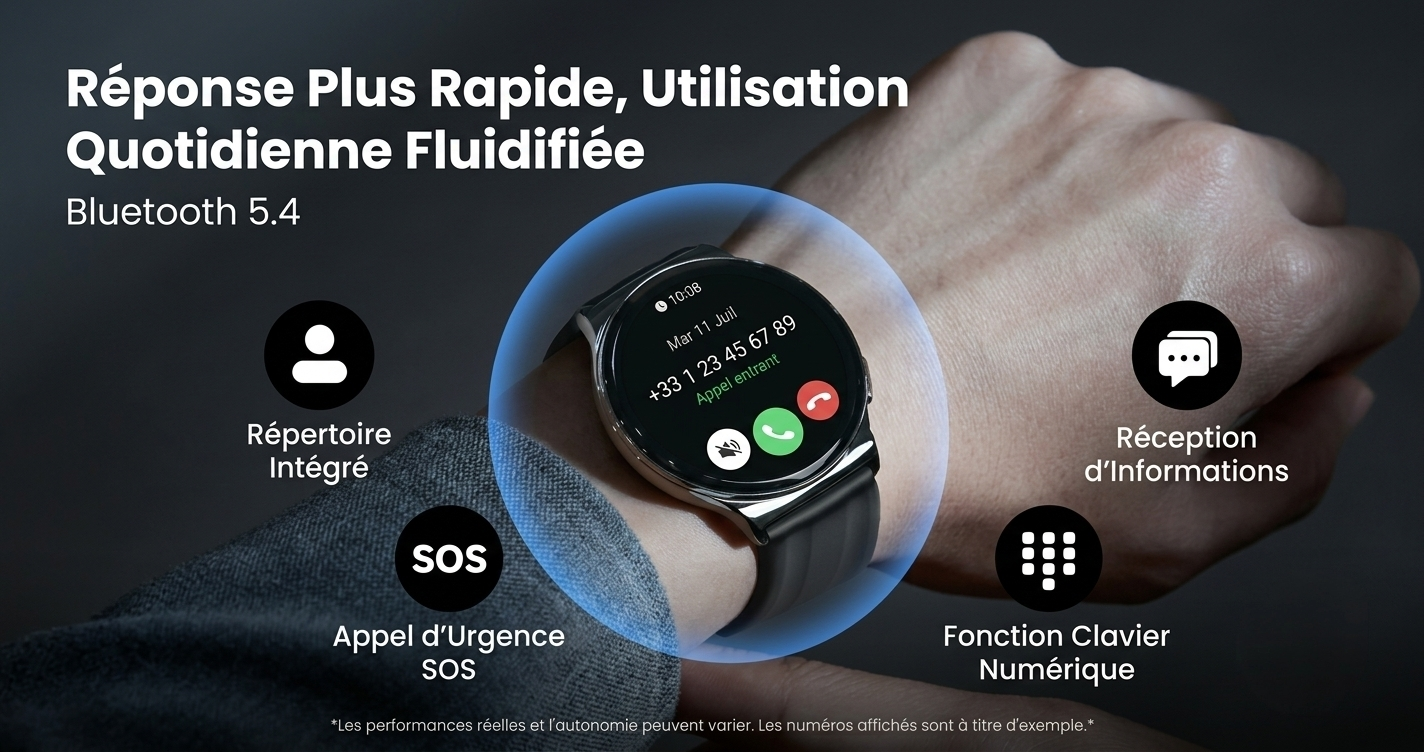 Haylou Solar Lite 2 – Montre Connectée AMOLED 1,43"