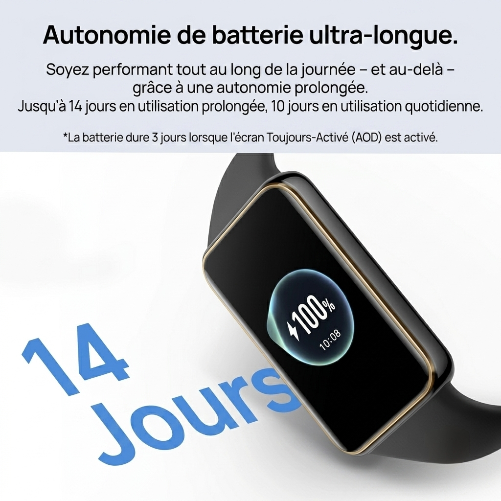 HONOR Band AMOLED 1.57" | Bracelet Connecté Santé & Fitness