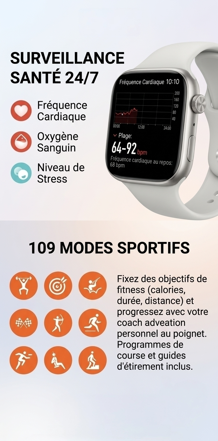 HONOR Watch X5i  Smartwatch AMOLED 1,97" – Appels Bluetooth & Suivi Santé 24/7