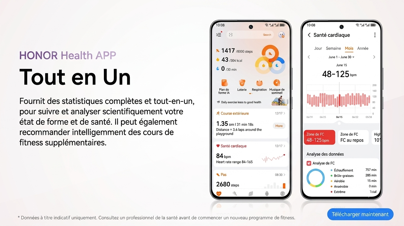 HONOR Watch X5i  Smartwatch AMOLED 1,97" – Appels Bluetooth & Suivi Santé 24/7