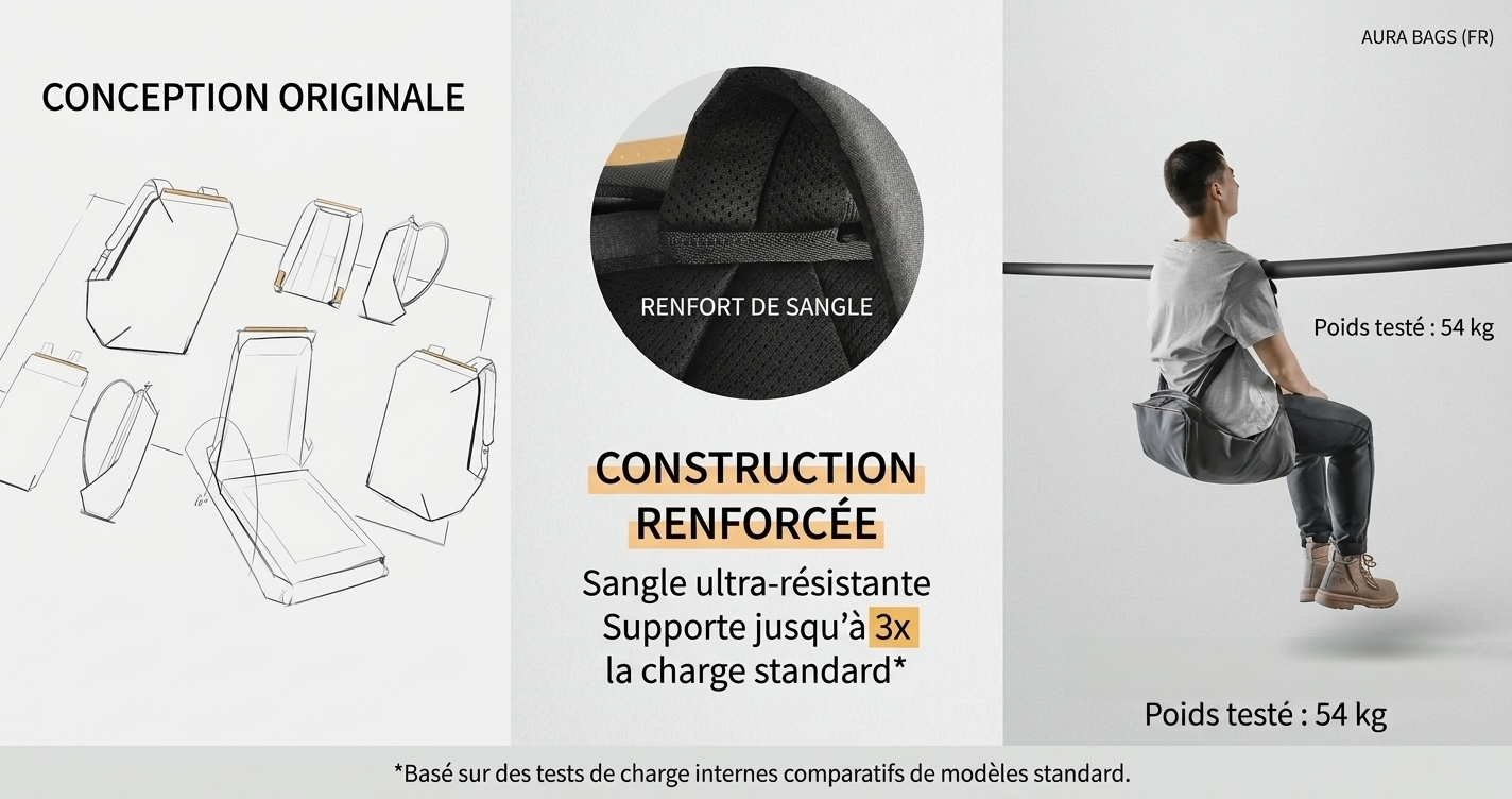 Kingsons Sac à dos antivol KS3207W pour ordinateur 15,6″ avec port USB