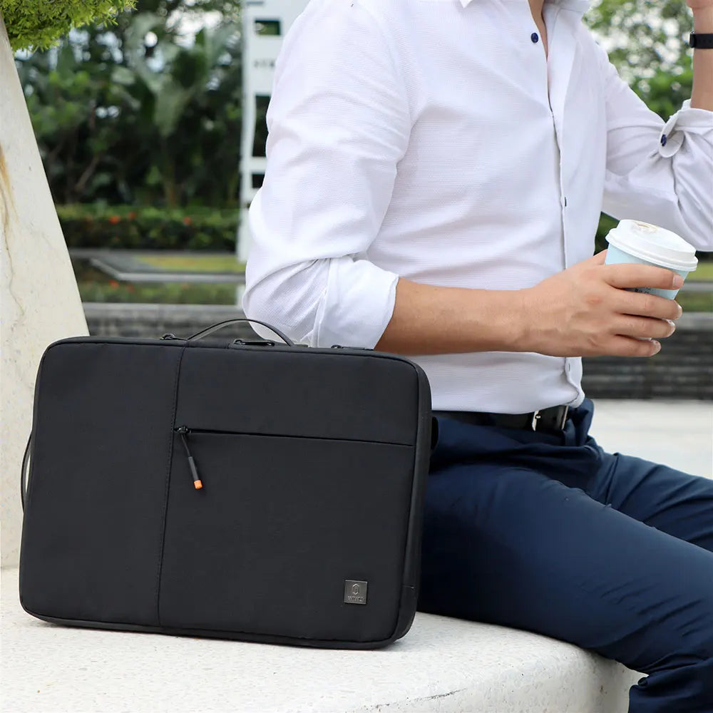 WIWU Housse PC Double Couche Imperméable avec Organisation Intelligente pour MacBook