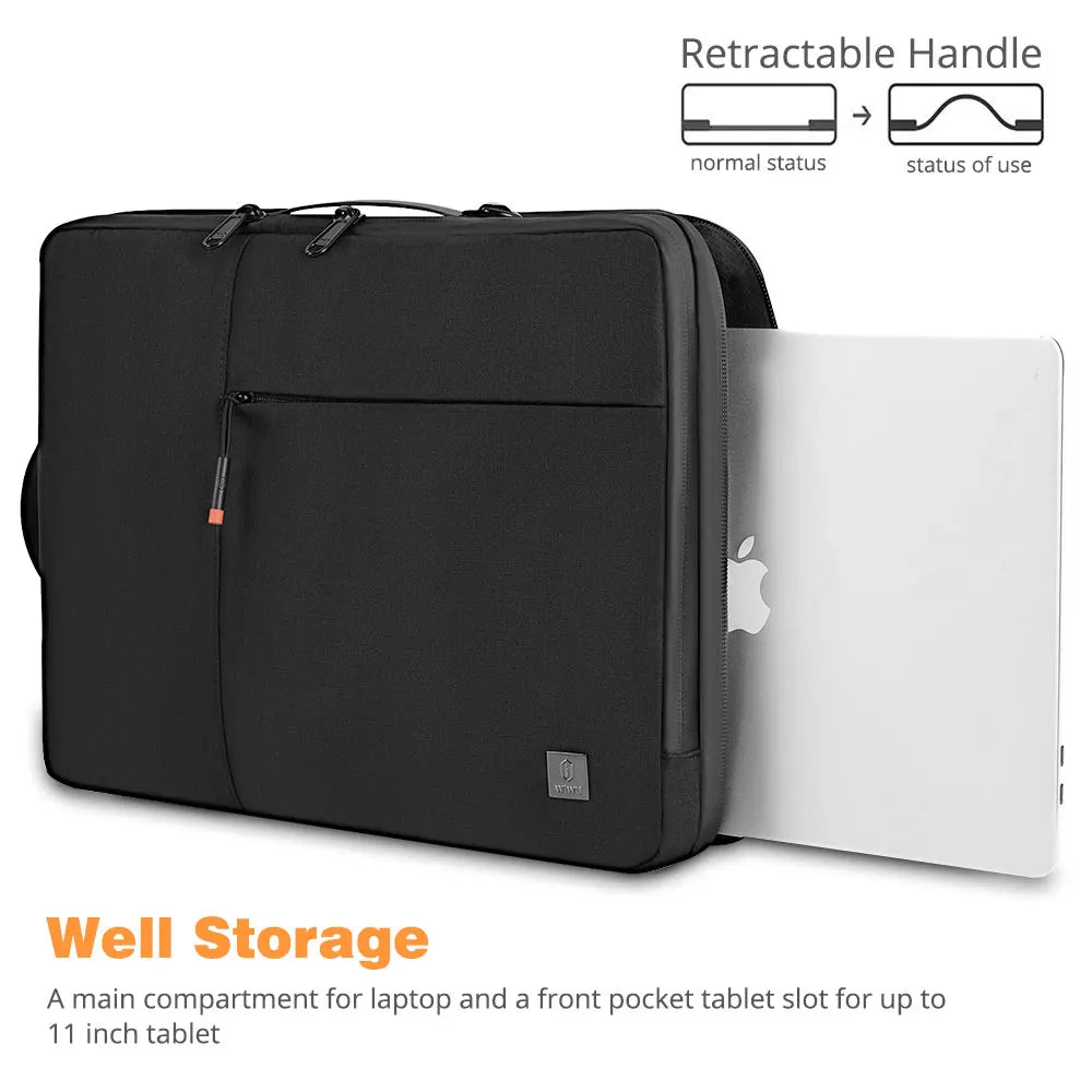 WIWU Housse PC Double Couche Imperméable avec Organisation Intelligente pour MacBook