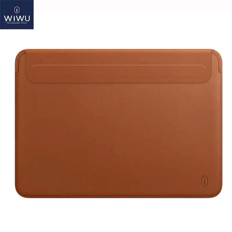 Housse / Étui PU pour ordinateur portable WIWU — Imperméable et compatible avec les MacBook ainsi que les modèles ayant les mêmes dimensions