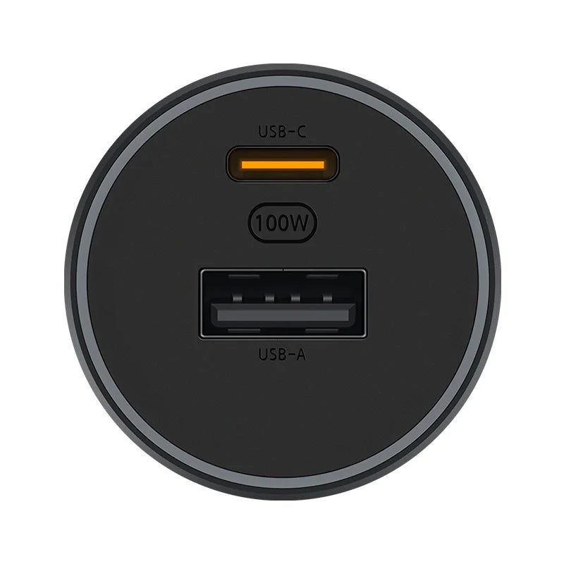 Chargeur voiture Xiaomi 100W Max avec charge ultra‑rapide USB‑C et USB‑A