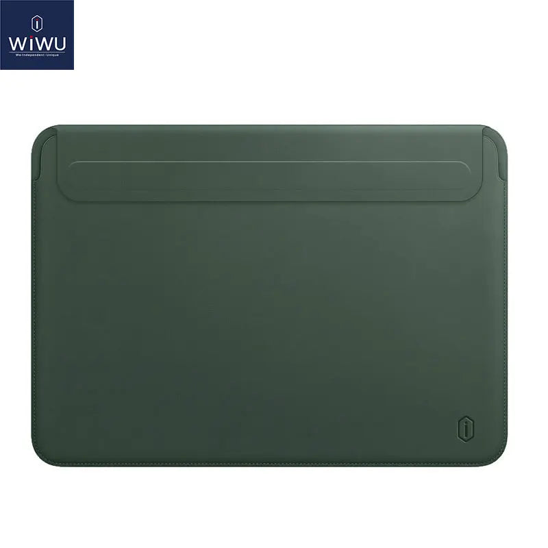 Housse / Étui PU pour ordinateur portable WIWU — Imperméable et compatible avec les MacBook ainsi que les modèles ayant les mêmes dimensions