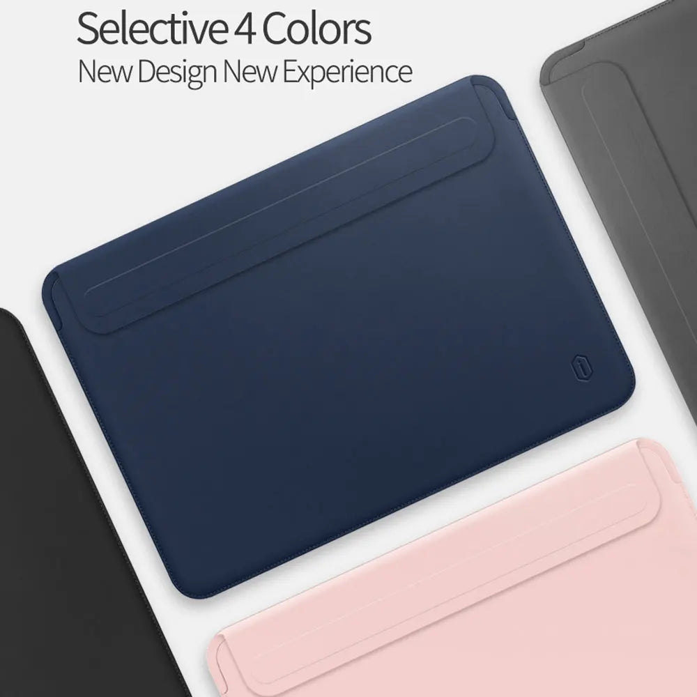 Housse / Étui PU pour ordinateur portable WIWU — Imperméable et compatible avec les MacBook ainsi que les modèles ayant les mêmes dimensions