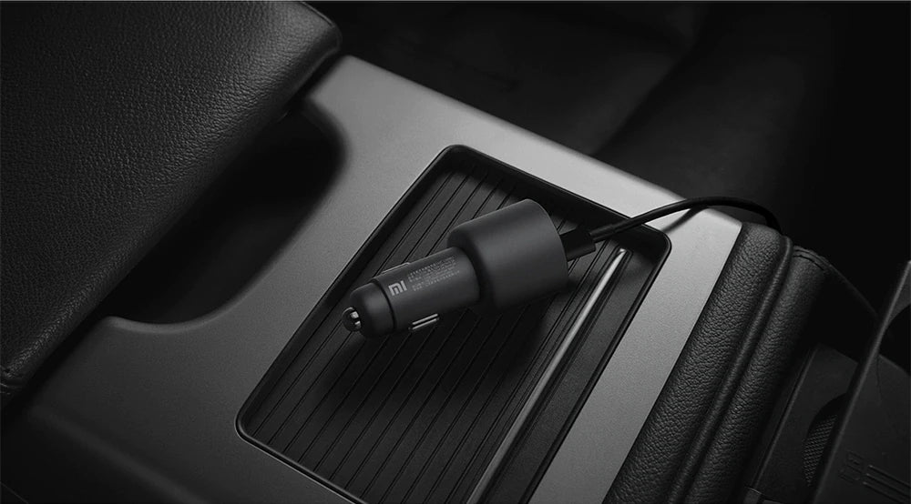 Chargeur voiture Xiaomi 100W Max avec charge ultra‑rapide USB‑C et USB‑A