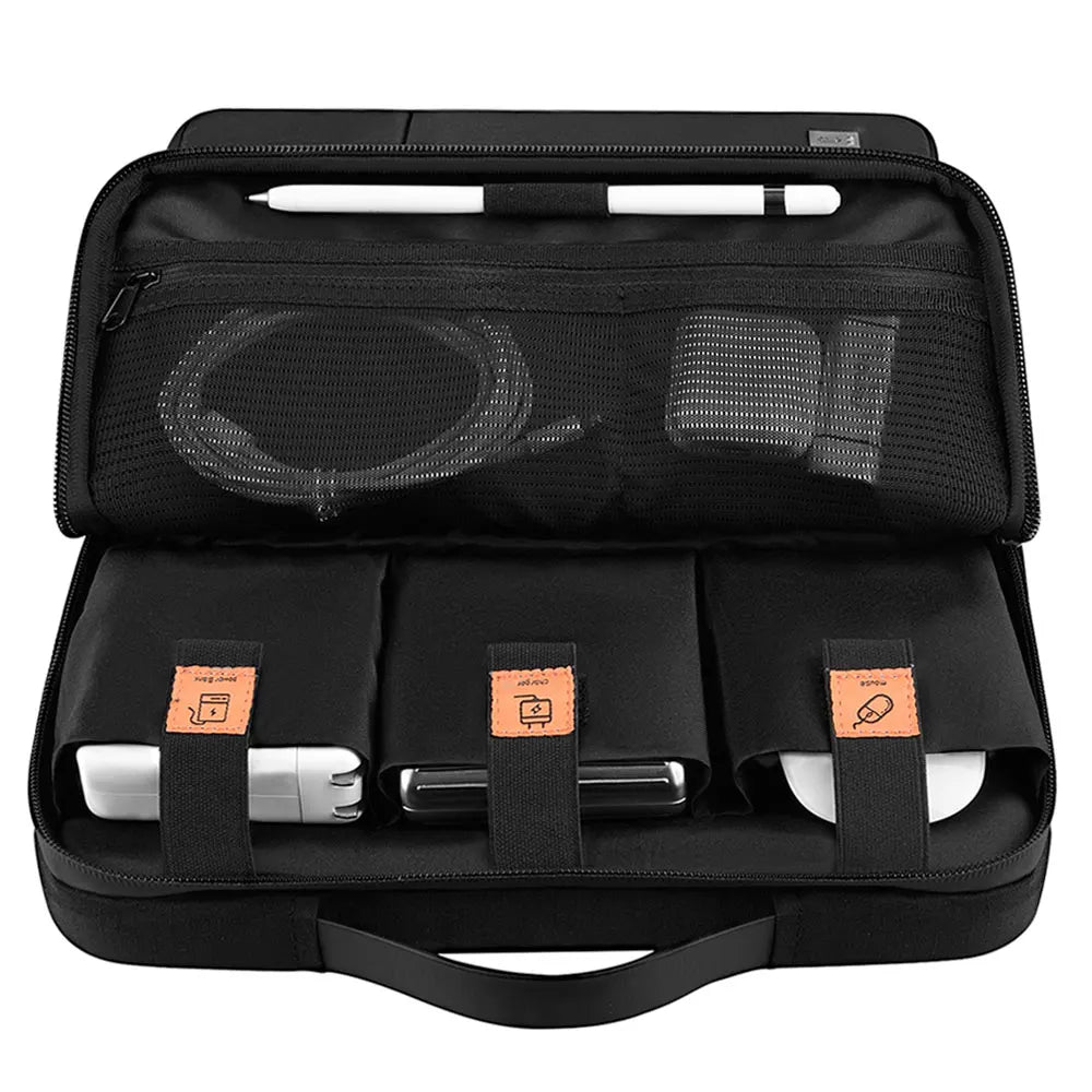WIWU Housse PC Double Couche Imperméable avec Organisation Intelligente pour MacBook