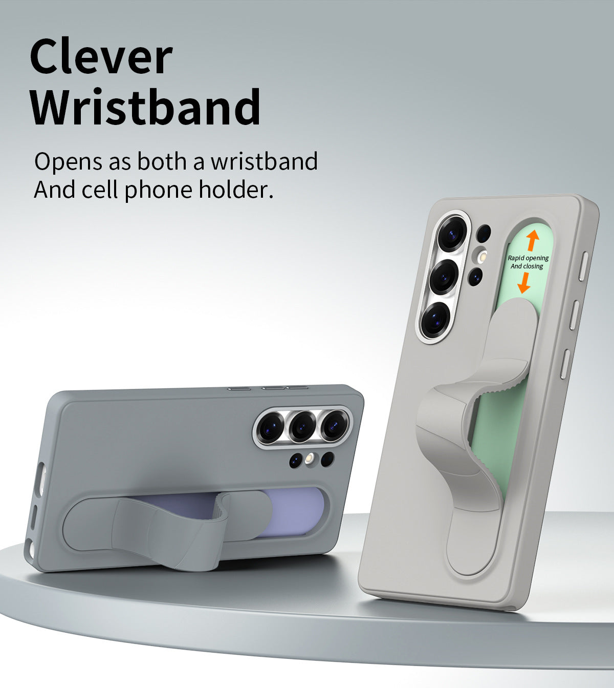Coque Smart Wristband + Boutons NFC | Protection Premium Samsung S26–S23