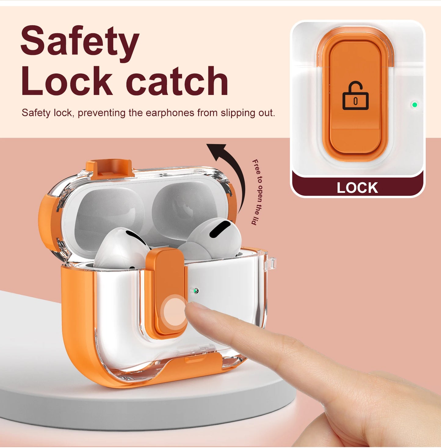 DO AS YOU WISH – avec Safety Lock, TPU Anti‑Choc, Charge Sans Fil & Anneau de Transport
