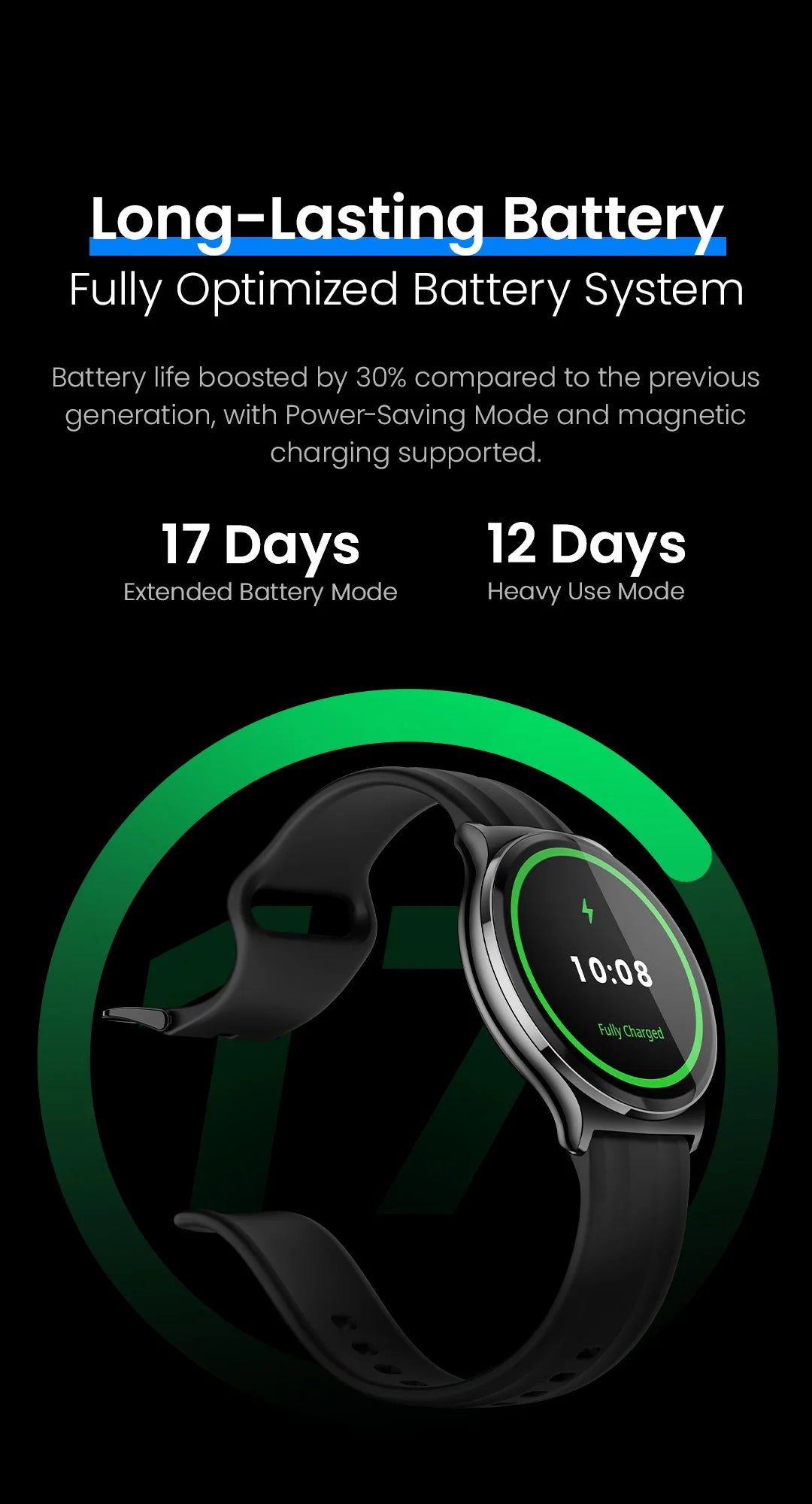 Haylou Solar Lite 2 – Montre Connectée AMOLED 1,43"