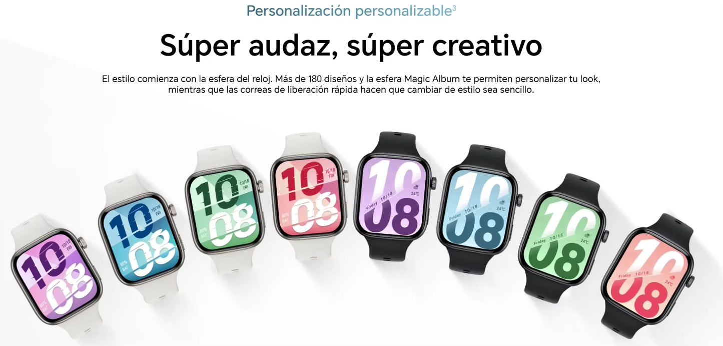 HONOR Smartwatch AMOLED 1,97" – Appels Bluetooth & Suivi Santé 24/7