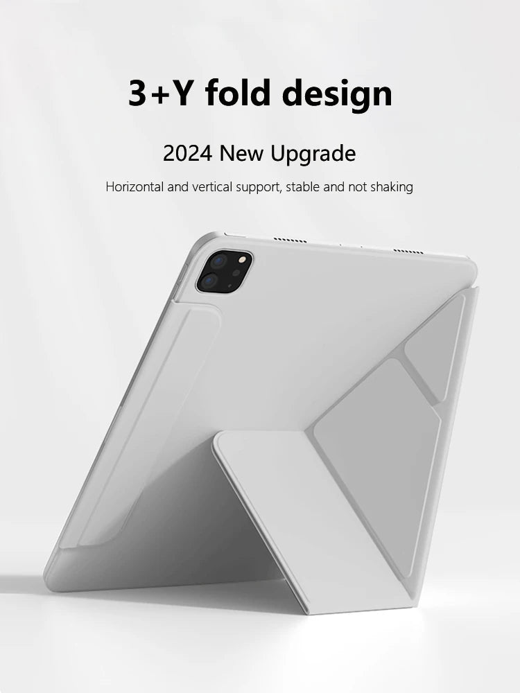 Étui Magnétique 2026 – iPad Air 11/13 M2 • iPad Pro 11/13 M4 • iPad Mini 7