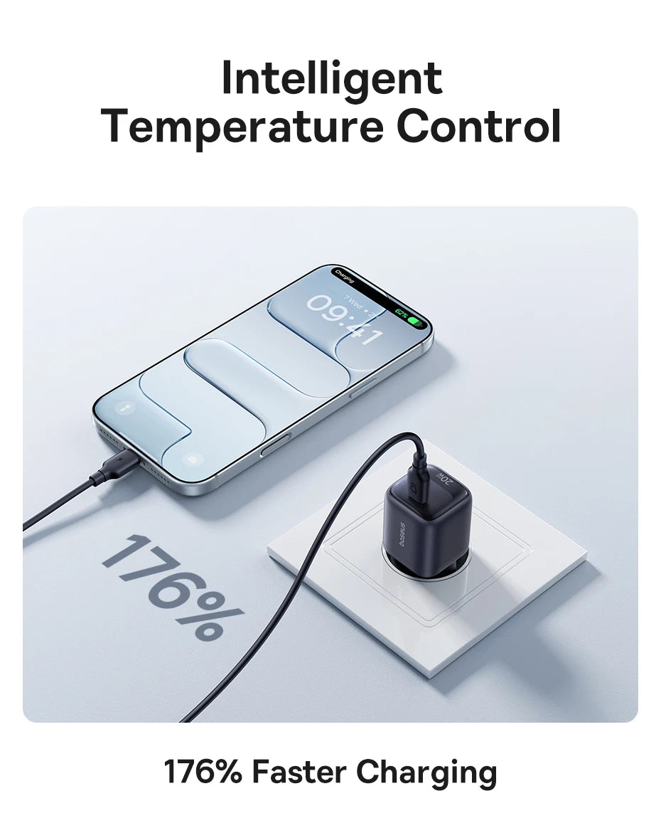 Chargeur Baseus USB Type‑C 20W Rapide