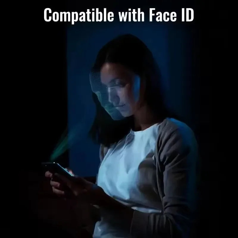 1–5 pièces — Verre trempé anti‑espion avec installation sans poussière pour iPhone