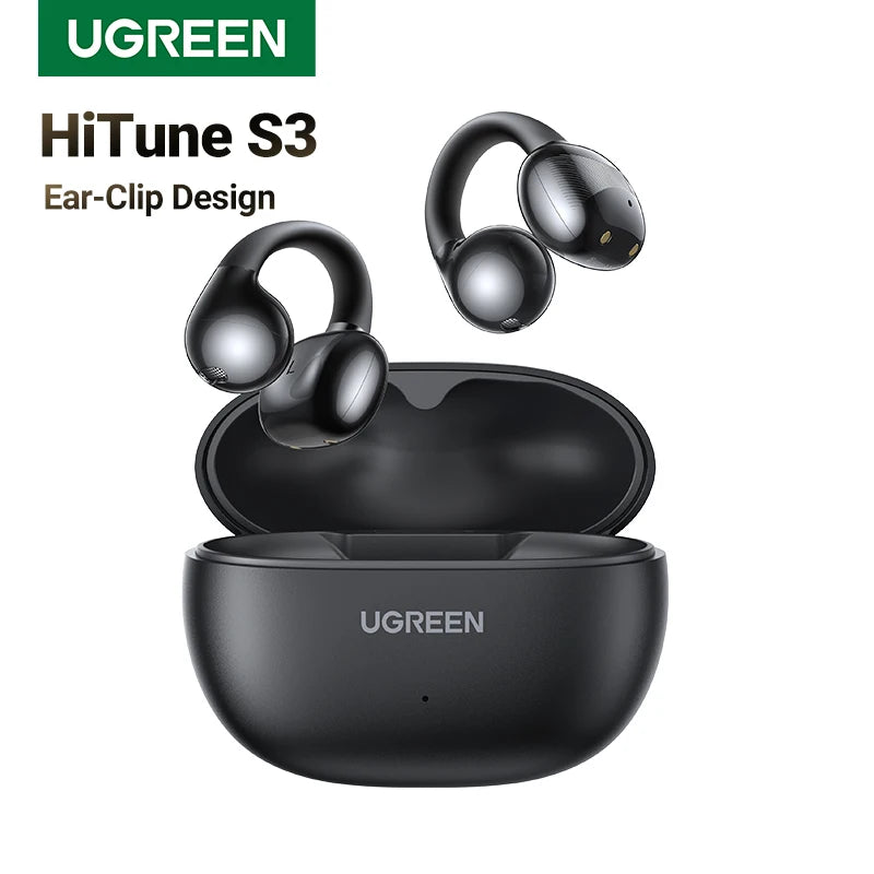 UGREEN S3 – Écouteurs Open‑Ear à Clip, Ultra‑Légers 5.3g