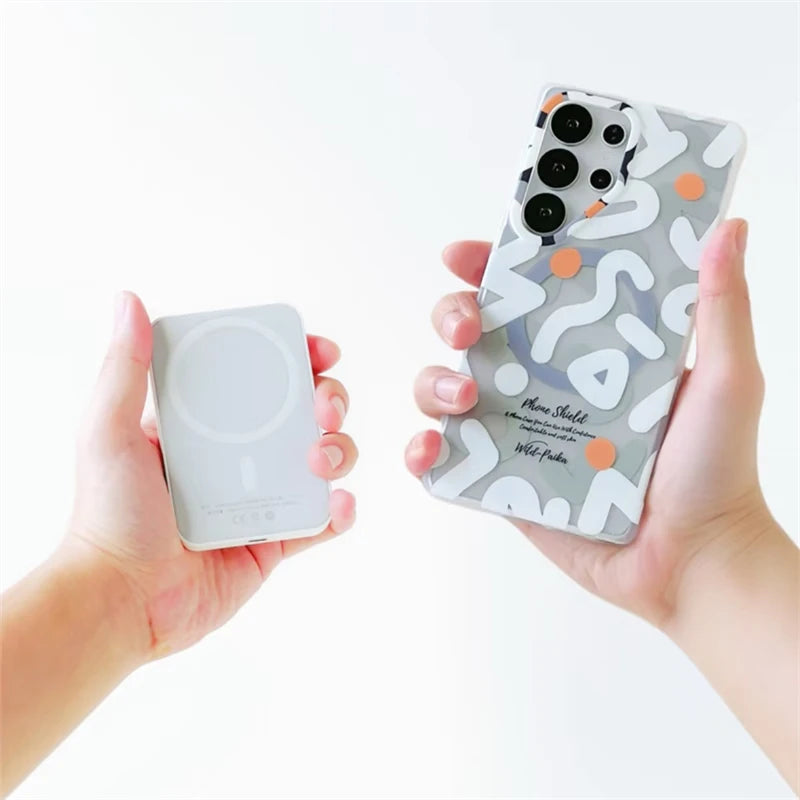Coque mate graffiti MagSafe pour Samsung S26 / S25 / S24 (Ultra / Plus / FE / Standard)