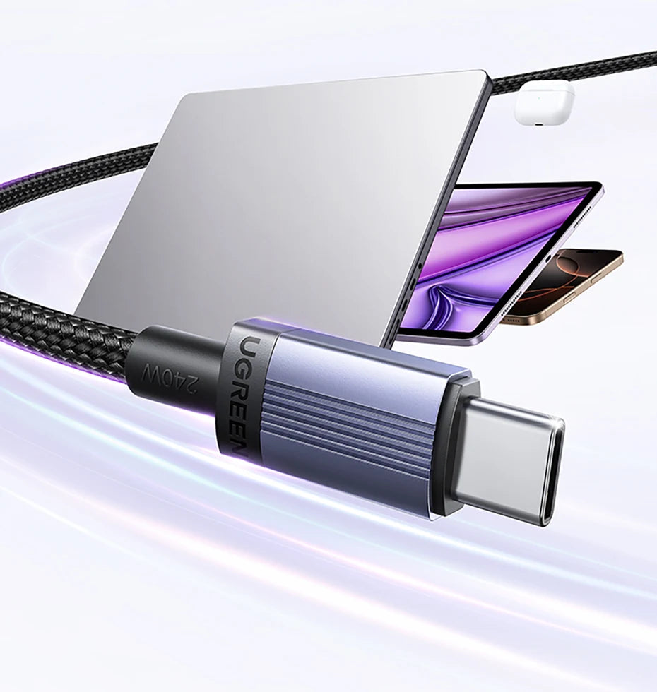 Câble UGREEN USB‑C vers USB‑C 240W – Charge Rapide PD 3.1 100W/240W