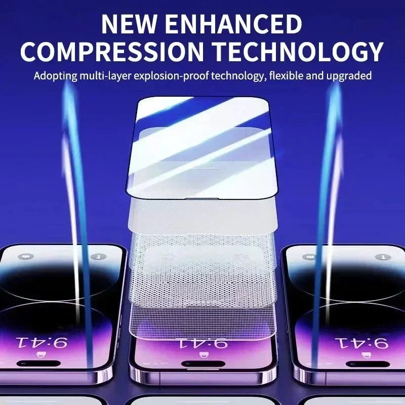 Lot de 3 protections d’écran en verre trempé HD pour iPhone