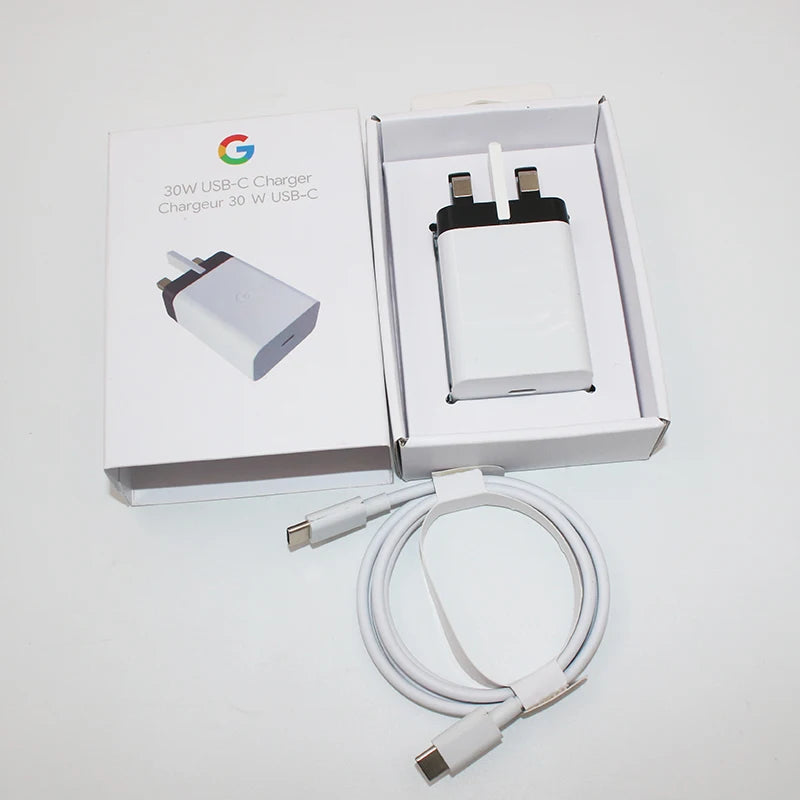 Chargeur rapide 30W PD pour Google Pixel