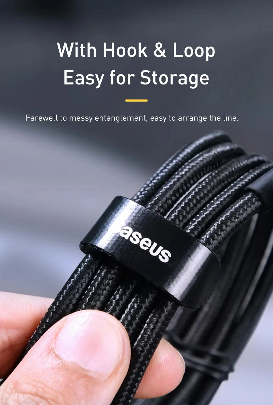 Baseus USB Type C To USB C Cable 100W/5A PD Fast Charging