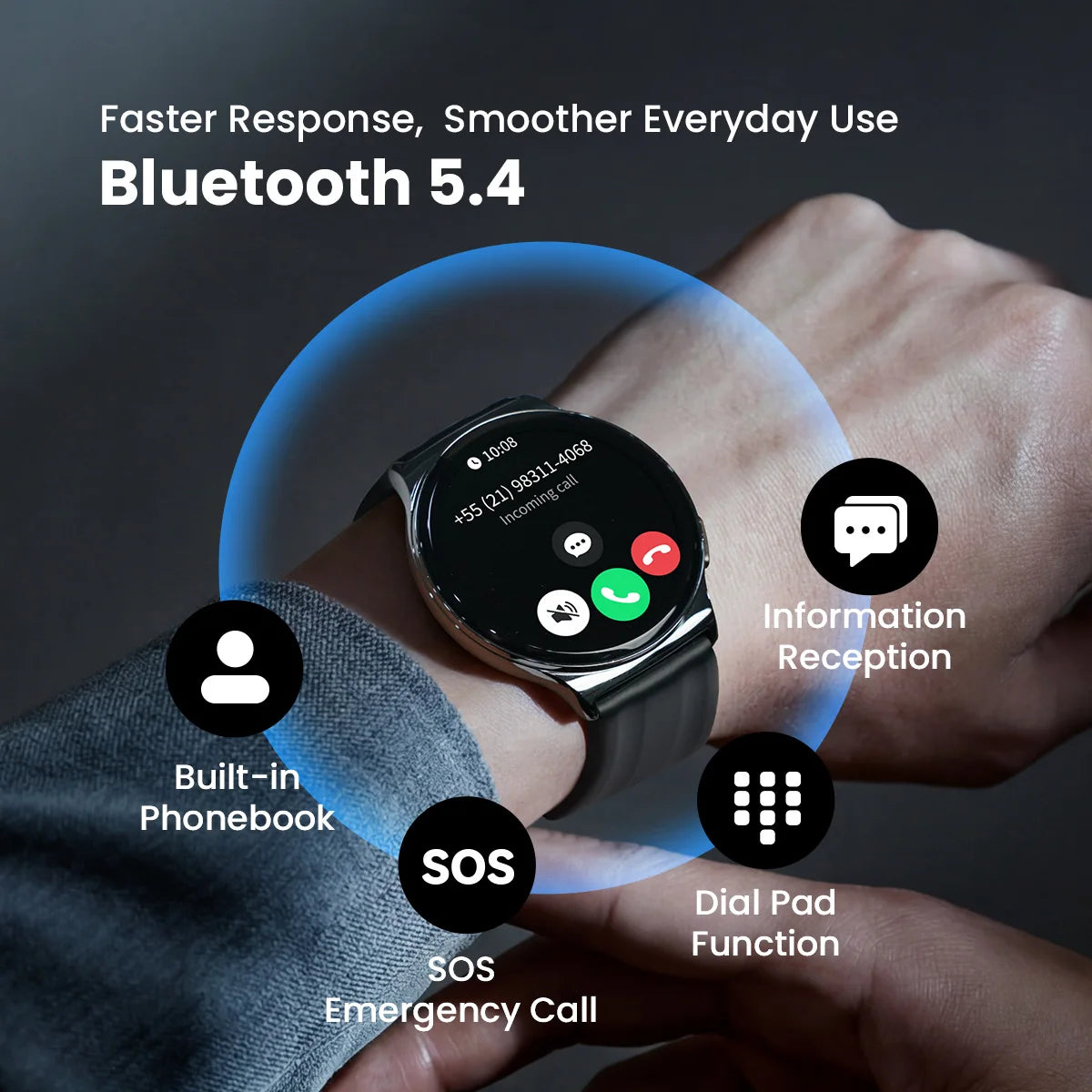 Haylou Solar Lite 2 – Montre Connectée AMOLED 1,43"