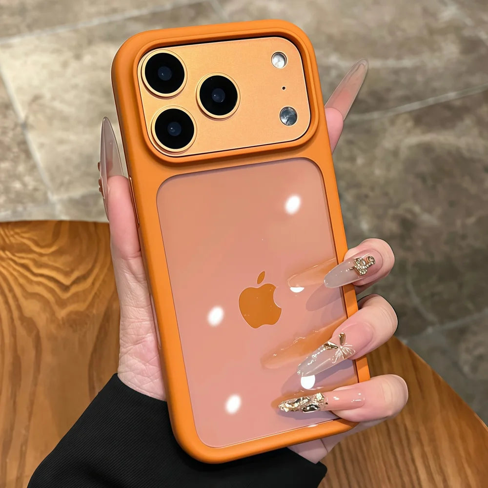 Coque transparente cristal pour iPhone compatible avec tous les modèles d’iPhone 11 à 17 Pro Max.