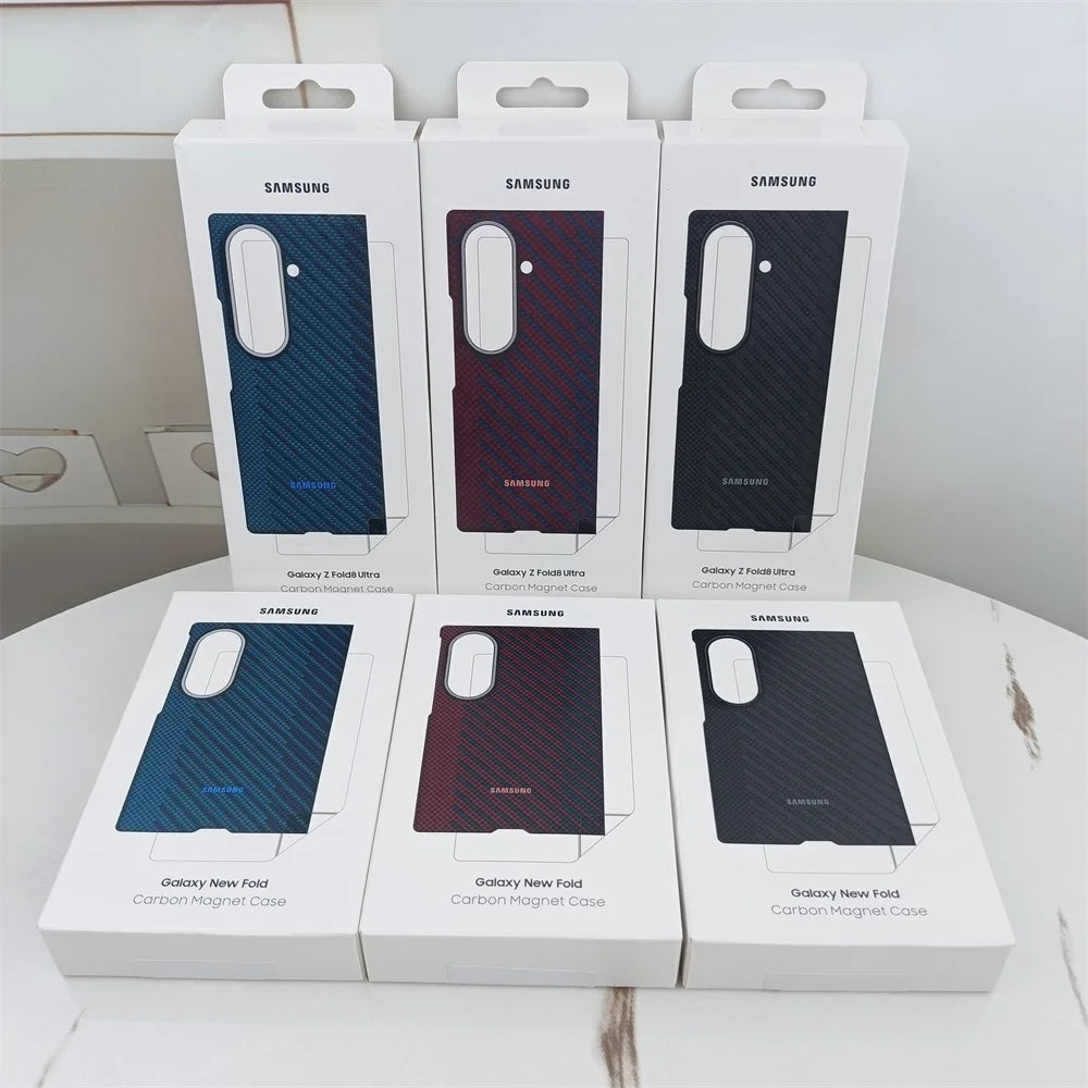 Coque Magnétique Fibre de Carbone pour Samsung Galaxy Z Fold8 / Fold8 Ultra