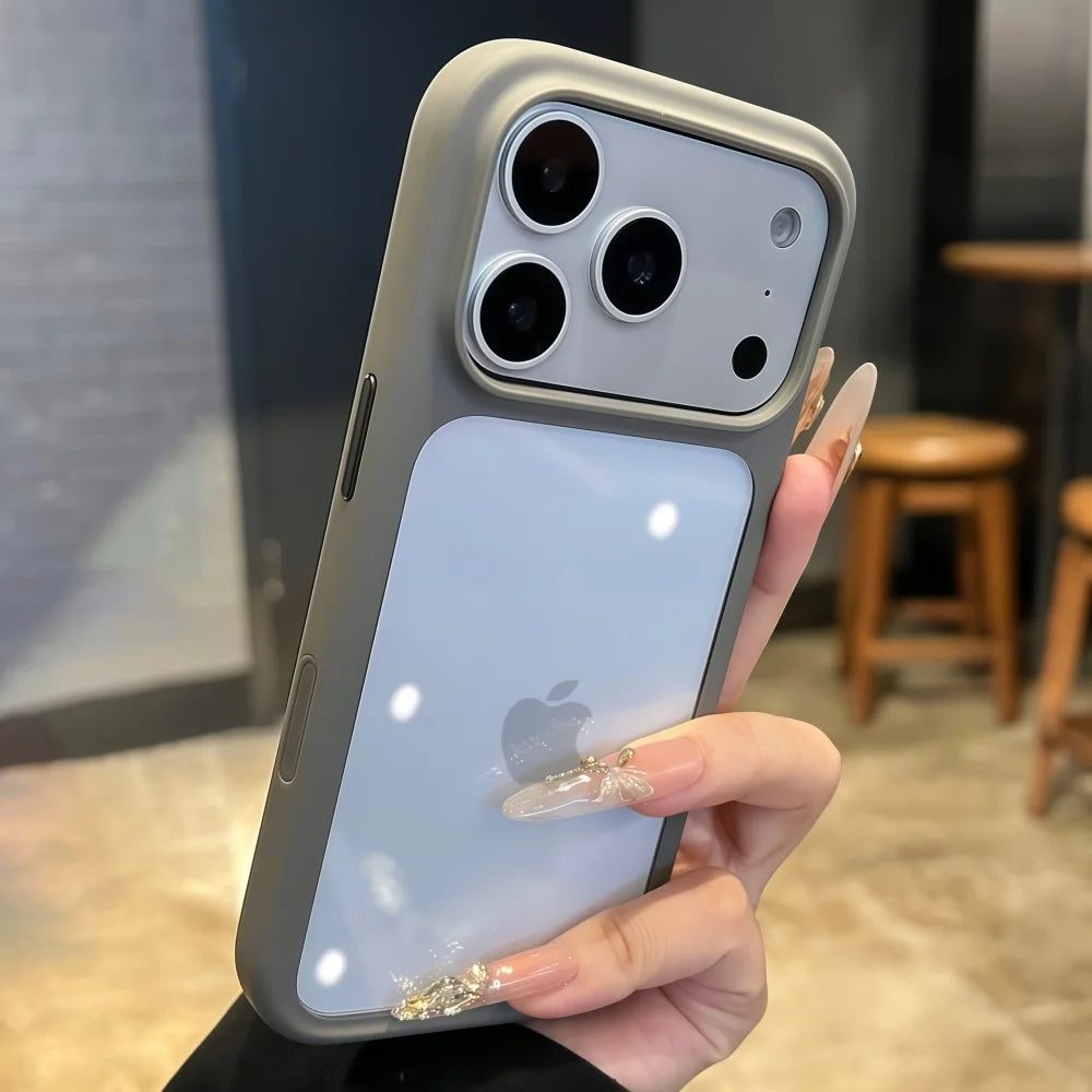 Coque transparente cristal pour iPhone compatible avec tous les modèles d’iPhone 11 à 17 Pro Max.