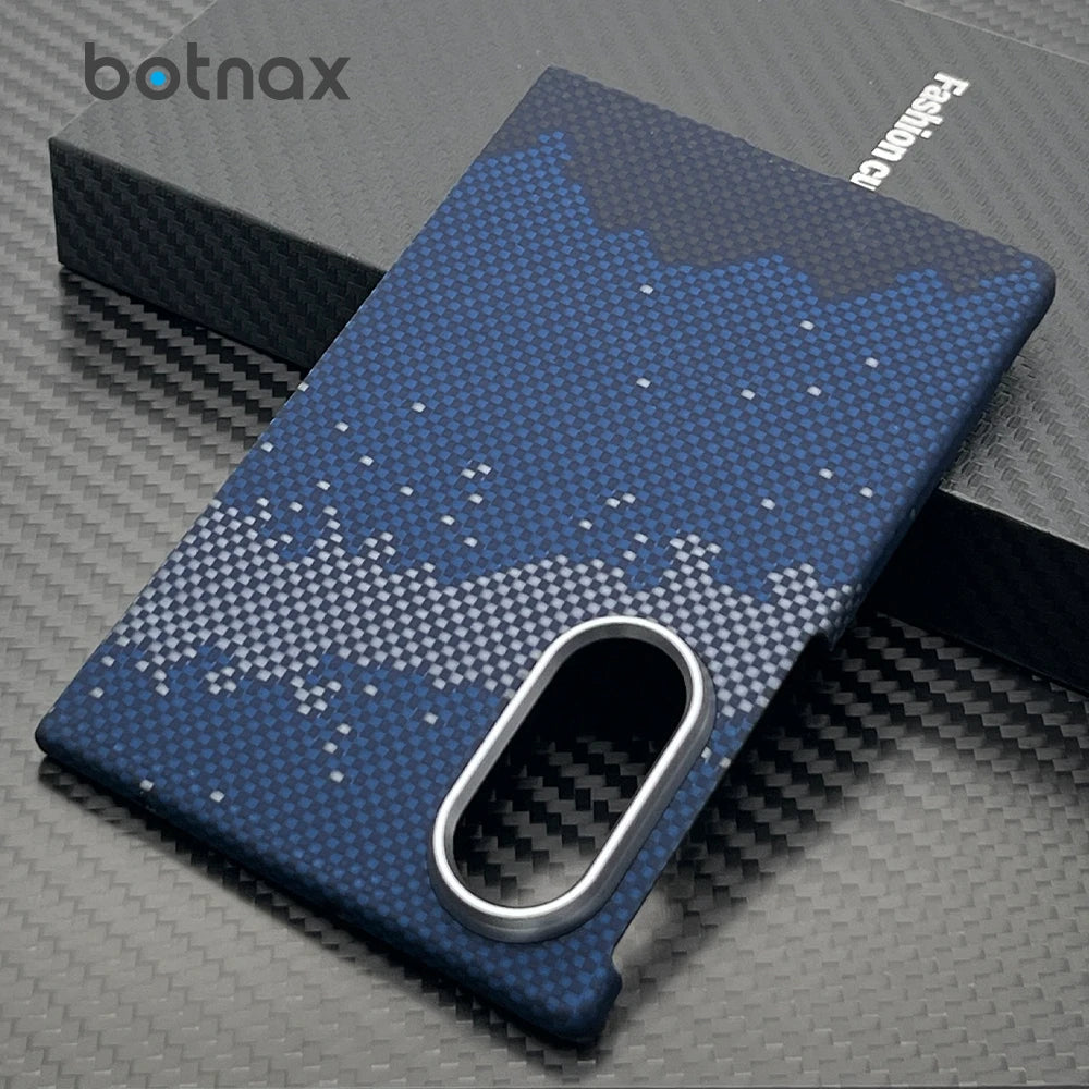 botnax Coque Magnétique Premium en Fibre d'Aramide Kevlar pour Samsung Galaxy Z Fold8 – Compatible MagSafe