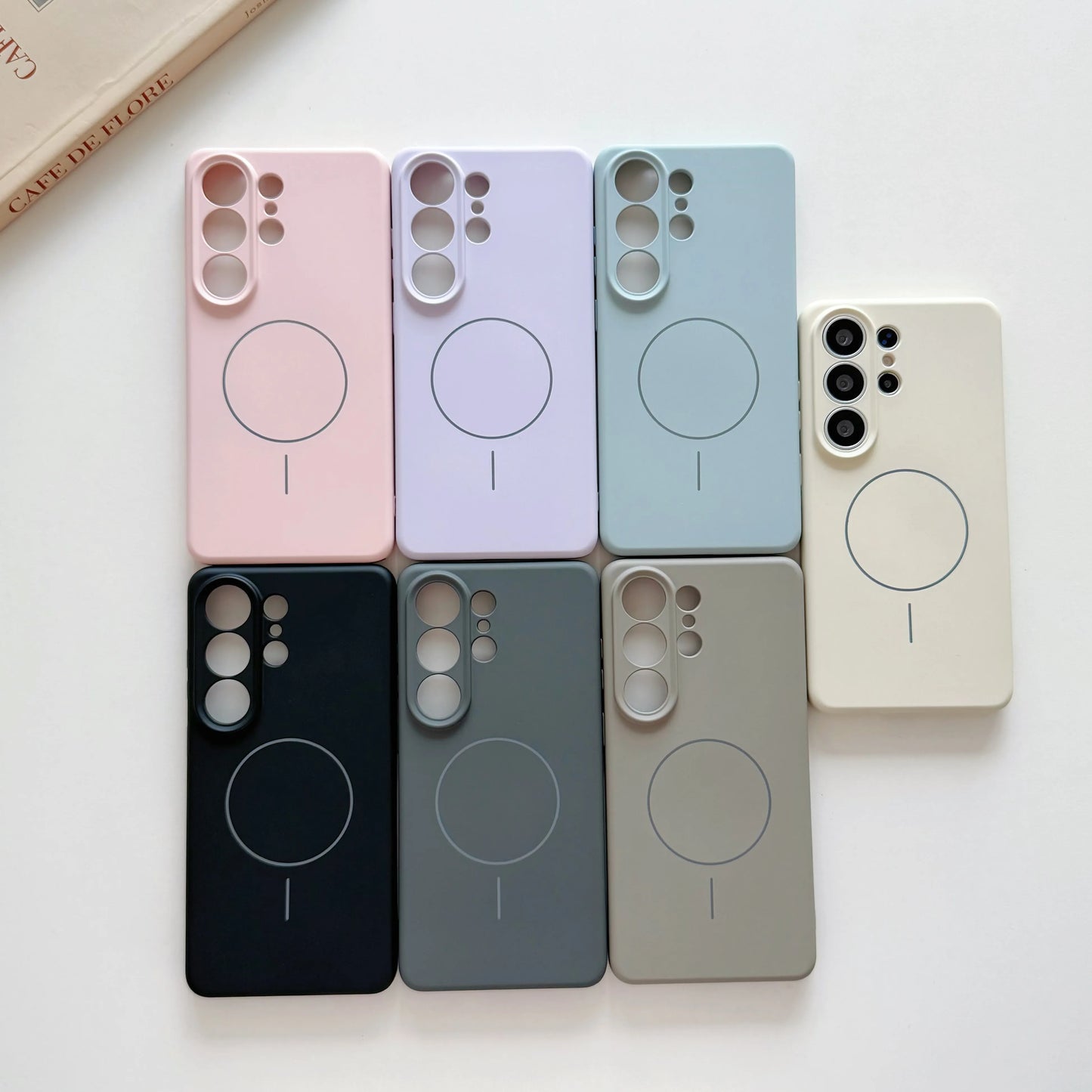 Coque Matte Magnétique Antichoc pour Samsung S23 / S23 Plus / S23 Ultra / S22 / S20