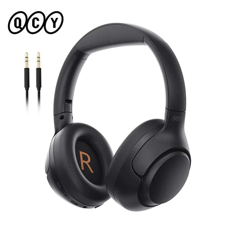 QCY H3 Hi-Res Audio Headphones for Gaming, Music and Calls.