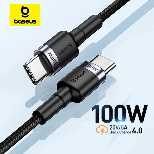 Baseus USB Type C To USB C Cable 100W/5A PD Fast Charging