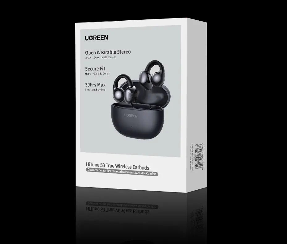 UGREEN S3 – Écouteurs Open‑Ear à Clip, Ultra‑Légers 5.3g