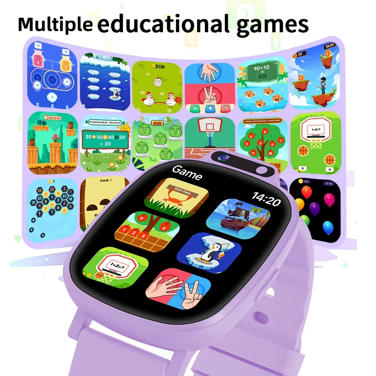 LAXASFIT Montre Connectée Enfant KESHUYOU H10