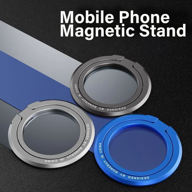 Support Magnétique en Métal avec Anneau 360° – Stand Universel pour Smartphone