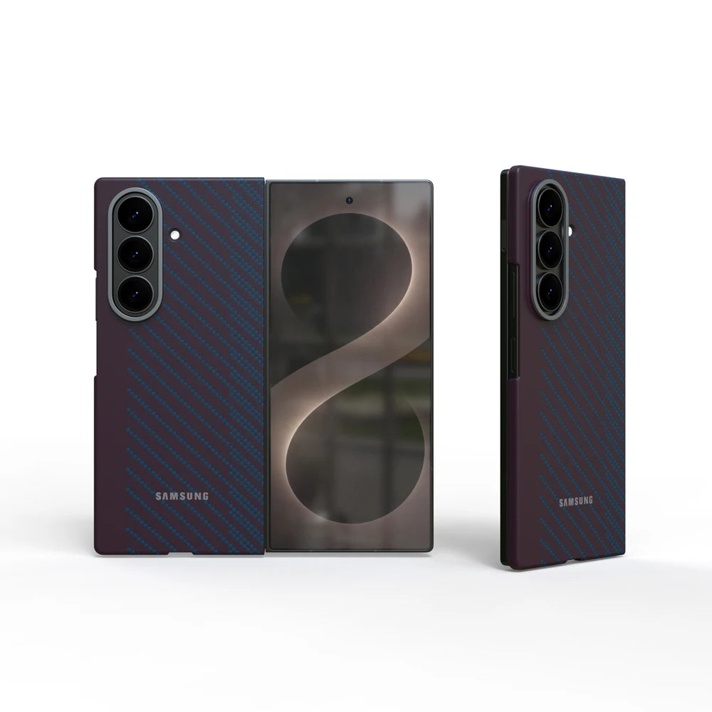 Coque Premium en Fibre de Carbone Compatible MagSafe pour Samsung Galaxy Z Fold8 & Z Fold8 Ultra