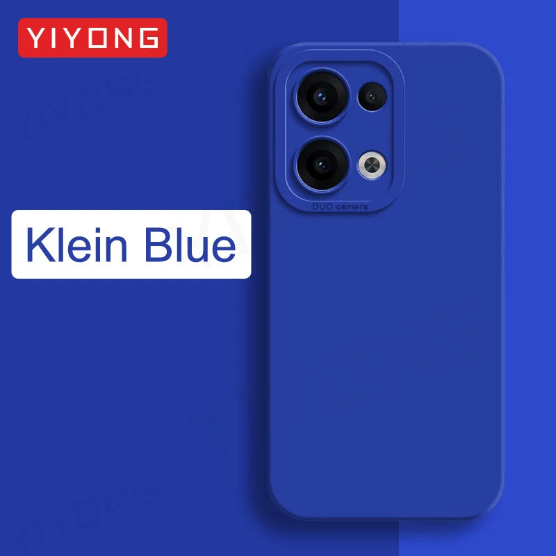 Coque YIYONG Silicone Liquide Soyeux pour OPPO Reno 13 / 13 Pro / 14 / 14 Pro – Étui Souple Antichoc 5G Global