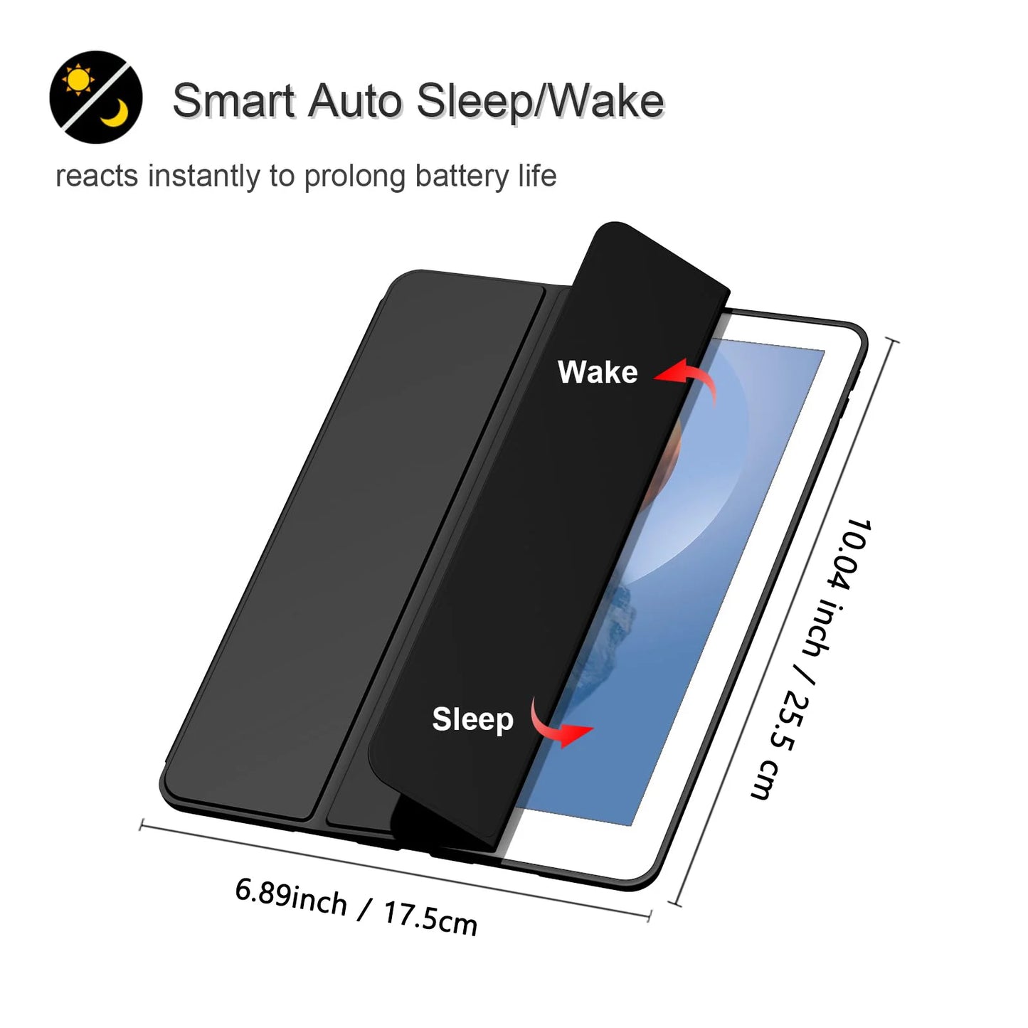 Étui - Coque 10.2” – Pour iPad Générations 7, 8, 9