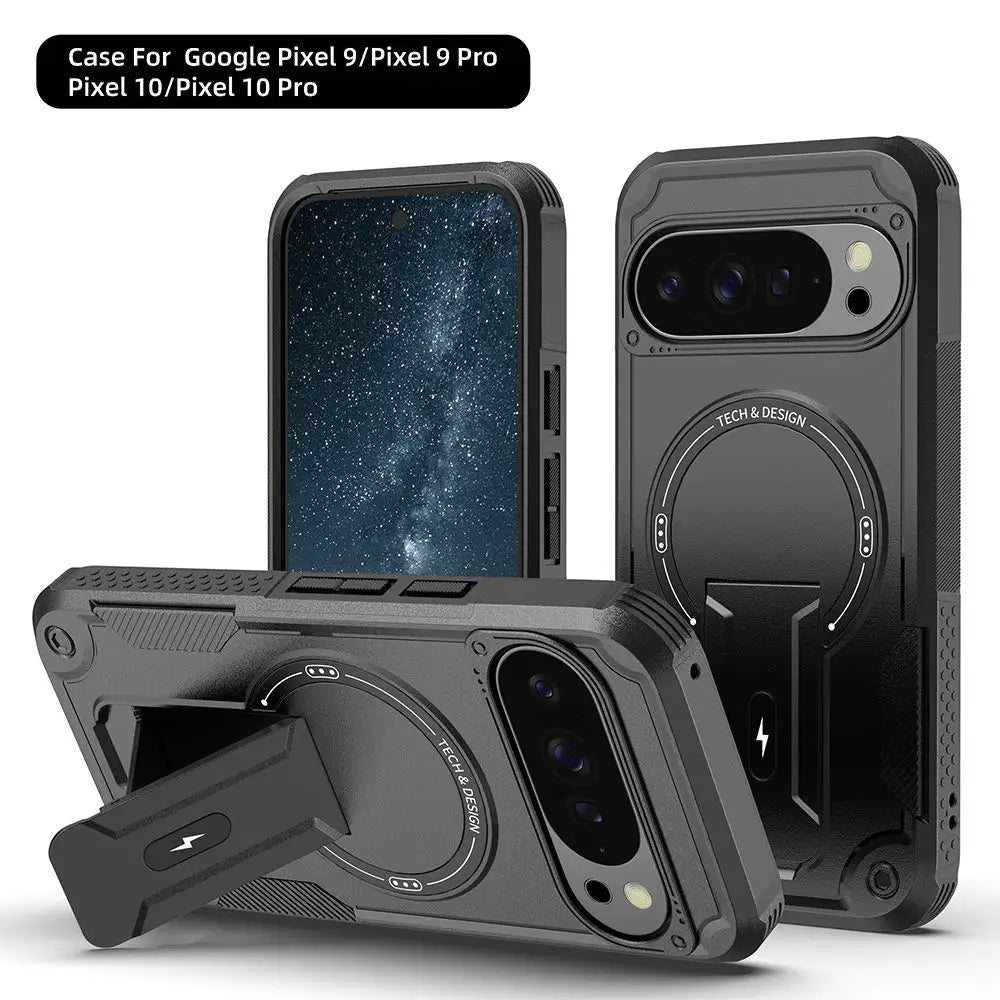 Coque Armor Magnétique MagSafe‑Style – Google Pixel 9 • 9 Pro • 10 • 10 Pro