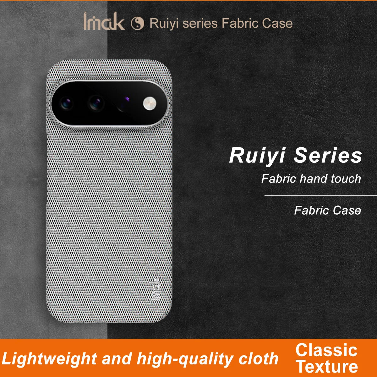 Coque Effet Tissu IMAK pour Google Pixel 11, 11 Pro & 11 Pro XL