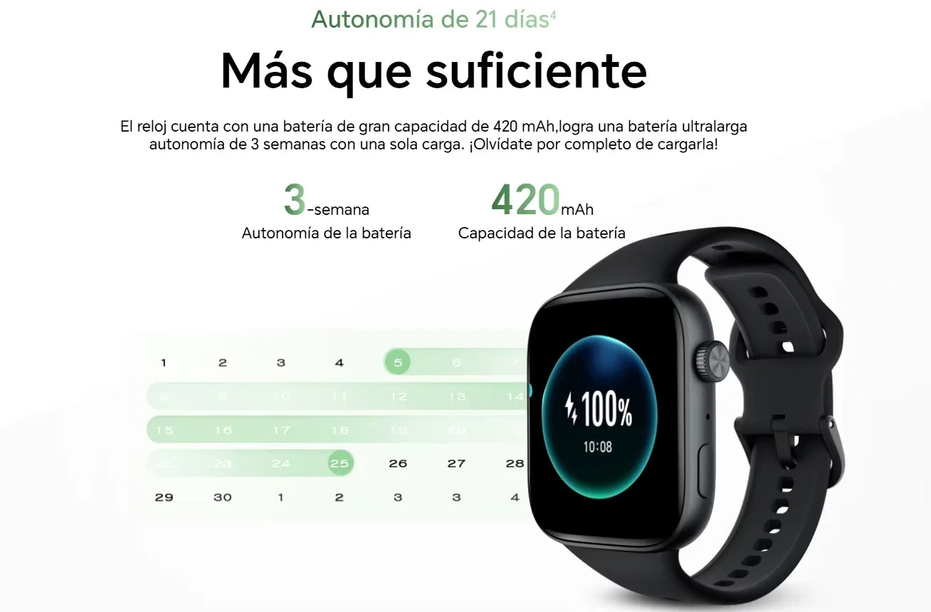HONOR Smartwatch AMOLED 1,97" – Appels Bluetooth & Suivi Santé 24/7