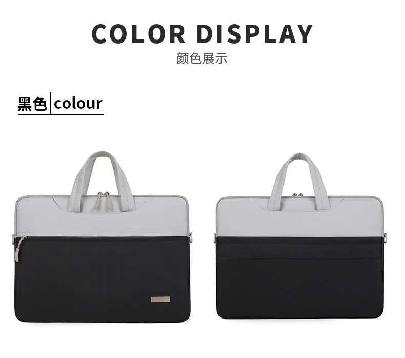 Housse d’ordinateur Color Collision élégante, compatible 13–15.6 pouces