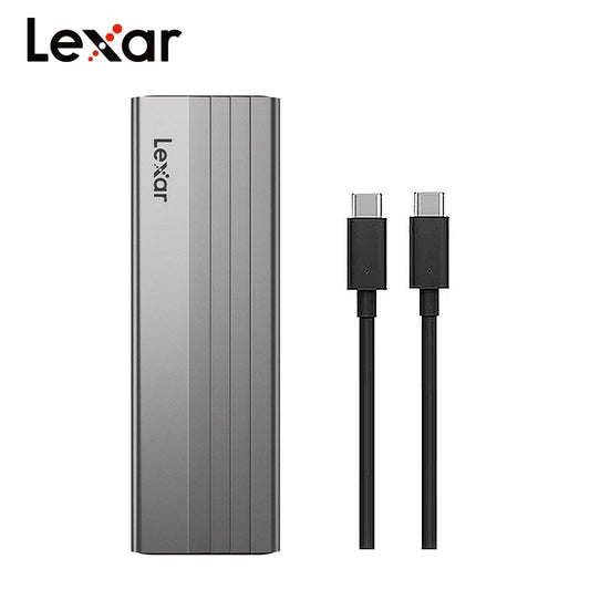 Boîtier Lexar E300 M.2 SSD Original – USB 3.2 Gen 2 Type‑C 10Gbps